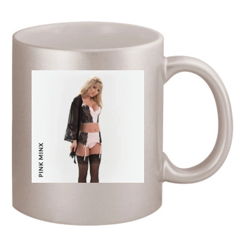 Sara Jean Underwood 11oz Metallic Silver Mug