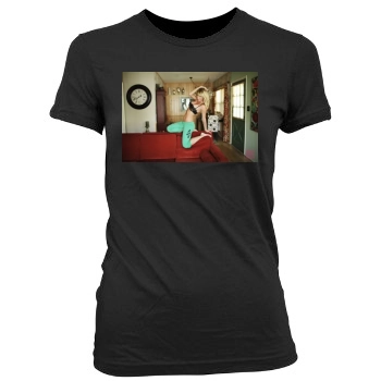 Sara Jean Underwood Women's Junior Cut Crewneck T-Shirt