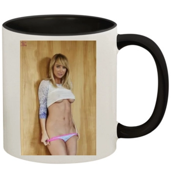 Sara Jean Underwood 11oz Colored Inner & Handle Mug