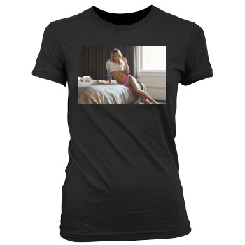 Sara Jean Underwood Women's Junior Cut Crewneck T-Shirt