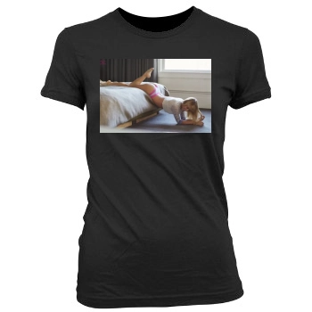 Sara Jean Underwood Women's Junior Cut Crewneck T-Shirt