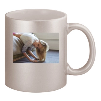 Sara Jean Underwood 11oz Metallic Silver Mug