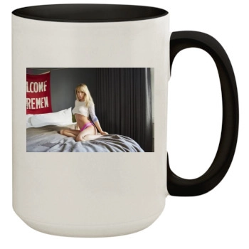 Sara Jean Underwood 15oz Colored Inner & Handle Mug