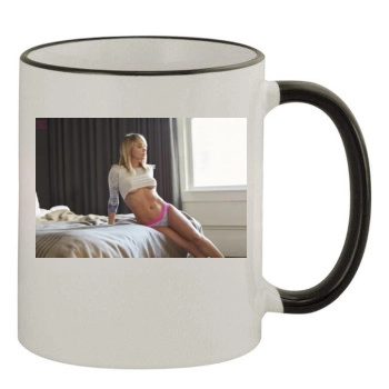 Sara Jean Underwood 11oz Colored Rim & Handle Mug