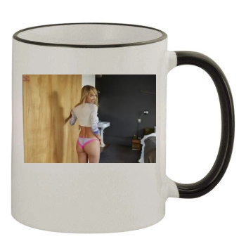 Sara Jean Underwood 11oz Colored Rim & Handle Mug