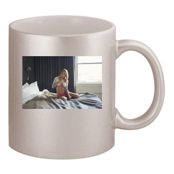 Sara Jean Underwood 11oz Metallic Silver Mug