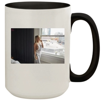 Sara Jean Underwood 15oz Colored Inner & Handle Mug