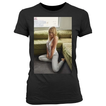 Sara Jean Underwood Women's Junior Cut Crewneck T-Shirt