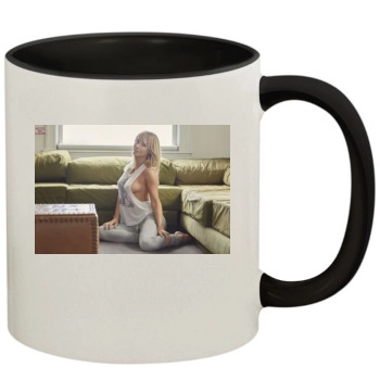 Sara Jean Underwood 11oz Colored Inner & Handle Mug