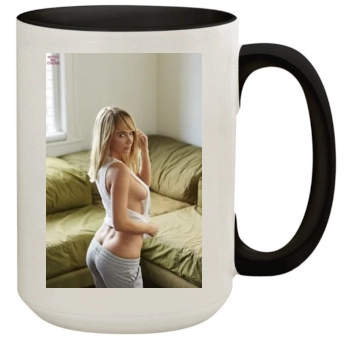 Sara Jean Underwood 15oz Colored Inner & Handle Mug