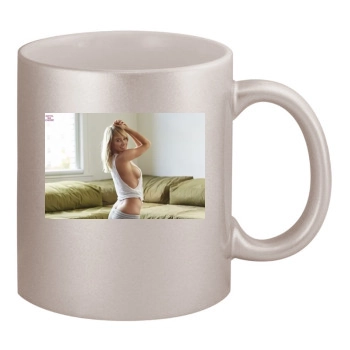 Sara Jean Underwood 11oz Metallic Silver Mug