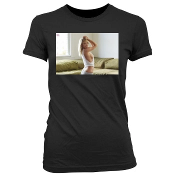 Sara Jean Underwood Women's Junior Cut Crewneck T-Shirt