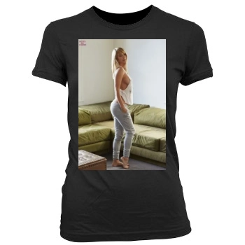 Sara Jean Underwood Women's Junior Cut Crewneck T-Shirt