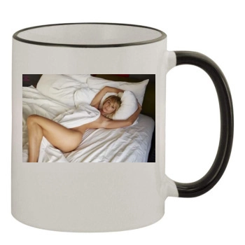 Sara Jean Underwood 11oz Colored Rim & Handle Mug