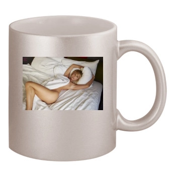 Sara Jean Underwood 11oz Metallic Silver Mug