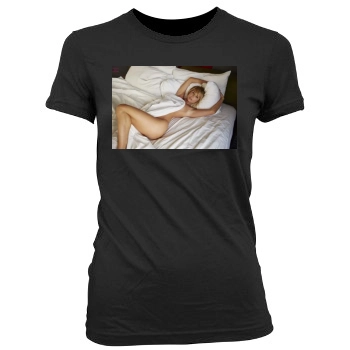 Sara Jean Underwood Women's Junior Cut Crewneck T-Shirt