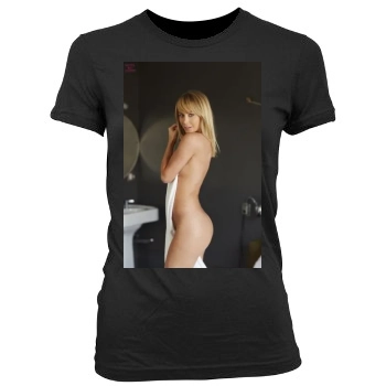 Sara Jean Underwood Women's Junior Cut Crewneck T-Shirt