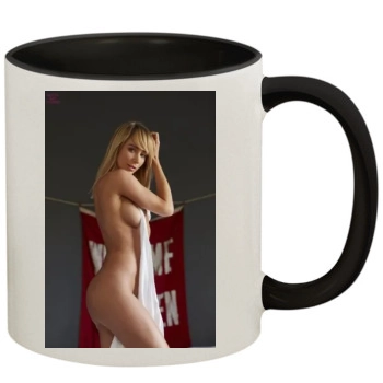 Sara Jean Underwood 11oz Colored Inner & Handle Mug