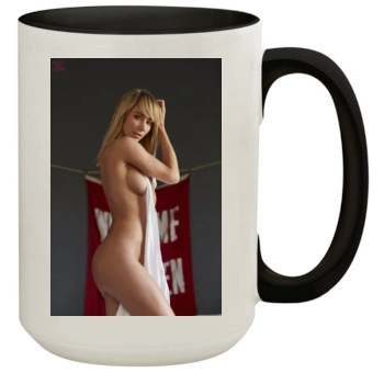 Sara Jean Underwood 15oz Colored Inner & Handle Mug