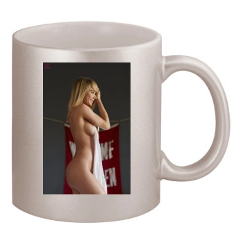 Sara Jean Underwood 11oz Metallic Silver Mug