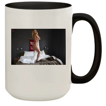 Sara Jean Underwood 15oz Colored Inner & Handle Mug