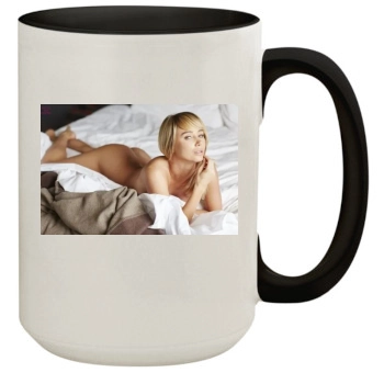 Sara Jean Underwood 15oz Colored Inner & Handle Mug