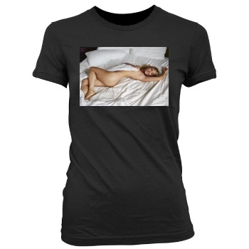 Sara Jean Underwood Women's Junior Cut Crewneck T-Shirt