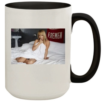 Sara Jean Underwood 15oz Colored Inner & Handle Mug