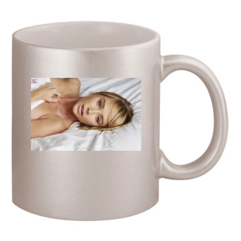 Sara Jean Underwood 11oz Metallic Silver Mug