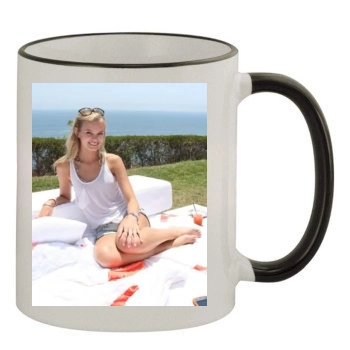 Sara Paxton 11oz Colored Rim & Handle Mug