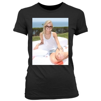 Sara Paxton Women's Junior Cut Crewneck T-Shirt