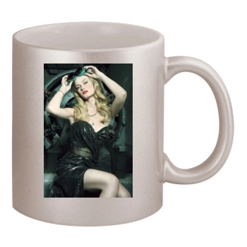 Sara Paxton 11oz Metallic Silver Mug