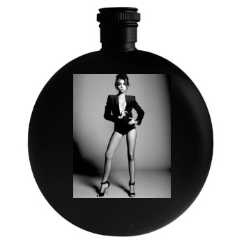 Sarah Hyland Round Flask