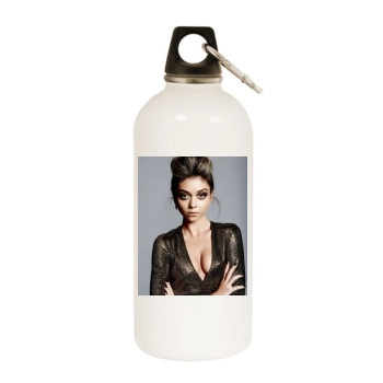 Sarah Hyland White Water Bottle With Carabiner