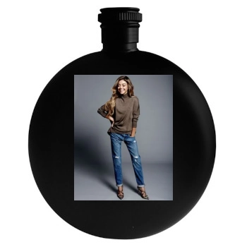 Sarah Hyland Round Flask