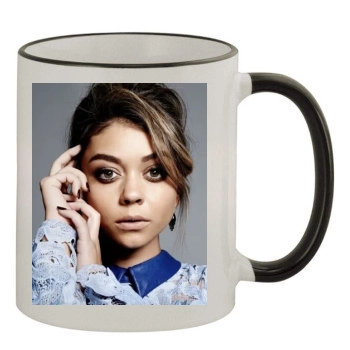 Sarah Hyland 11oz Colored Rim & Handle Mug