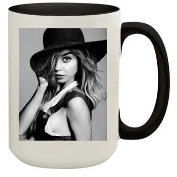 Sarah Hyland 15oz Colored Inner & Handle Mug