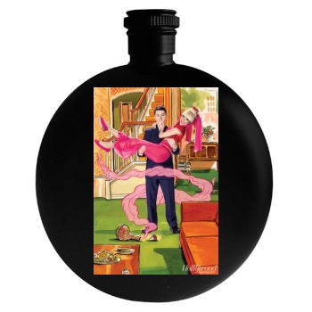 Sarah Hyland Round Flask