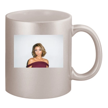 Sarah Hyland 11oz Metallic Silver Mug