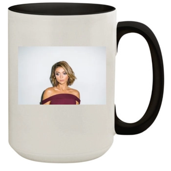 Sarah Hyland 15oz Colored Inner & Handle Mug