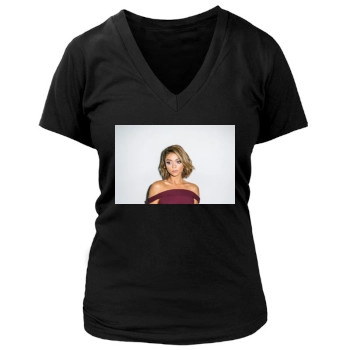 Sarah Hyland Women's Deep V-Neck TShirt