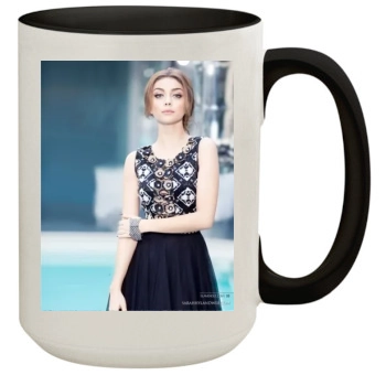 Sarah Hyland 15oz Colored Inner & Handle Mug