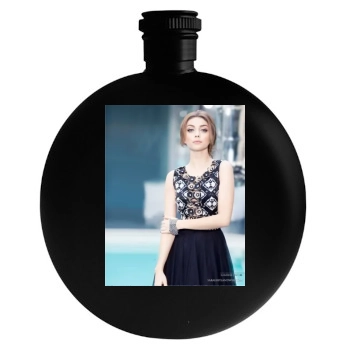 Sarah Hyland Round Flask