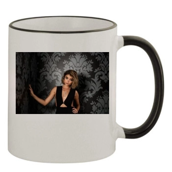 Sarah Hyland 11oz Colored Rim & Handle Mug