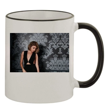 Sarah Hyland 11oz Colored Rim & Handle Mug