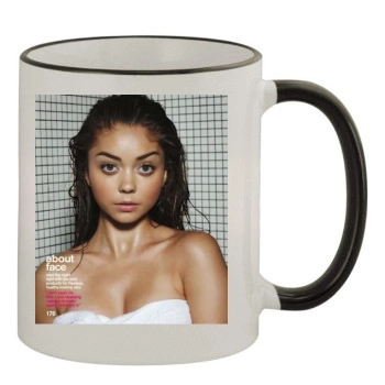 Sarah Hyland 11oz Colored Rim & Handle Mug