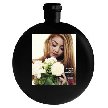 Sarah Hyland Round Flask