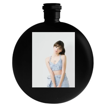 Sarah Hyland Round Flask