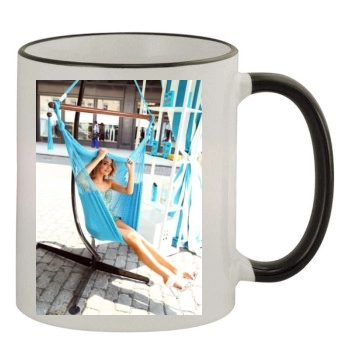 Sarah Hyland 11oz Colored Rim & Handle Mug