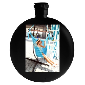 Sarah Hyland Round Flask